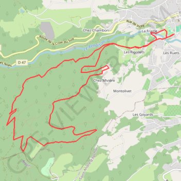 Mini trail 2016 jour GPS track, route, trail