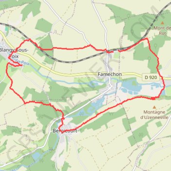 Famechon_ GPS track, route, trail