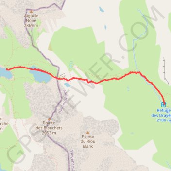 RSPG Des Drayères au coldes Rochilles GPS track, route, trail
