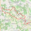 Jonzac boucles Seugne 31 kms GPS track, route, trail
