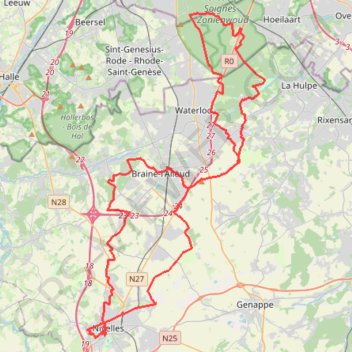 GRNVL Lion 75-2023 GPS track, route, trail