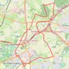 Rennes - La Bouexière - Bois de Champaufour - Petite Saudraie - Placis Vert GPS track, route, trail