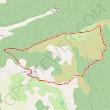 Montagne du Puy GPS track, route, trail