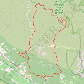 Le Trou du Rat GPS track, route, trail