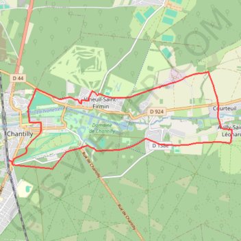 Chantilly 2 GPS track, route, trail