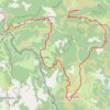 Tour de la Montagne Ardéchoise. De Borne (Ardèche) à La Bastide-Puylaurent (Lozère) GPS track, route, trail