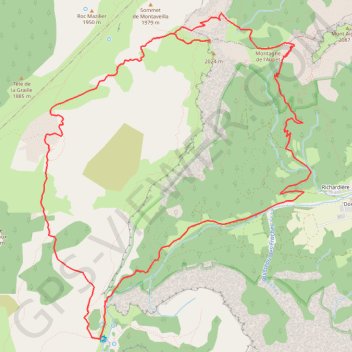 Au pied du Mont-Aiguille GPS track, route, trail