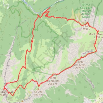 Tour des sommets Bauju - J2 GPS track, route, trail