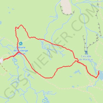 Troumouse - Lac des Aires GPS track, route, trail