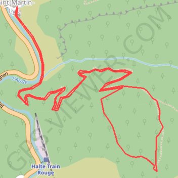Boucle de Saint-Martin-Lys GPS track, route, trail