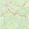 GR 463 : Randonnée d'Évaux-les-Bains (Creuse) à Ébreuil (Allier) GPS track, route, trail