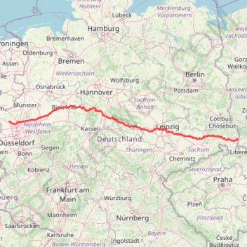 Görlitz - Alpen GPS track, route, trail