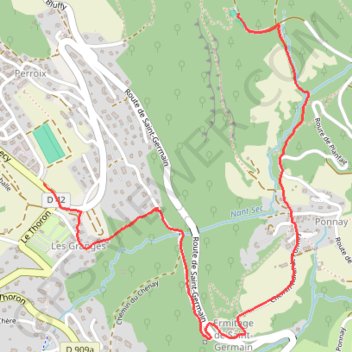 Vol rando Planfait GPS track, route, trail