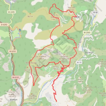 Madone d'Utelle par Levens GPS track, route, trail