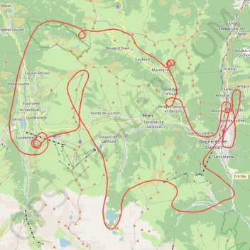 Luchon-Moto_Planeur GPS track, route, trail