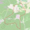 Etang de la capelle Masmolène - Les combes GPS track, route, trail