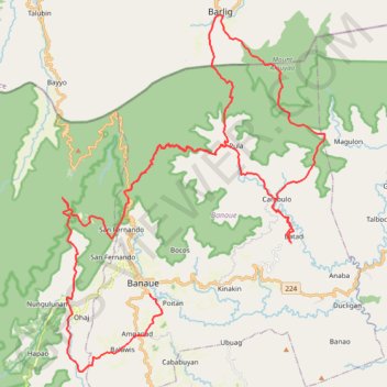 ALTRA100 GPS track, route, trail