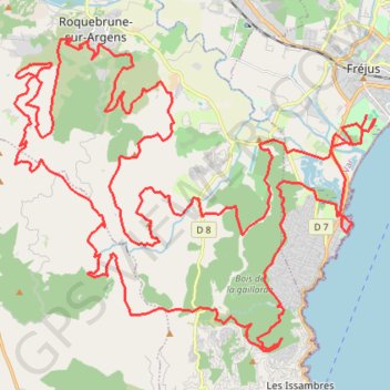 Roc d’Azur - Canyon Roc Marathon GPS track, route, trail