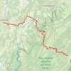 Le Jura d'Ouest en Est GPS track, route, trail