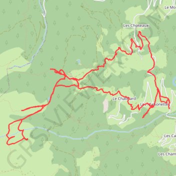 Combe de rocheplane GPS track, route, trail