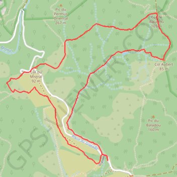 LES NENUPHARS ESTEREL GPS track, route, trail