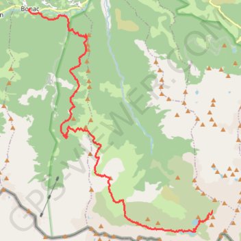 Pyrénées - Estagnous - Bonac GPS track, route, trail