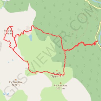 Pic d'Er GPS track, route, trail