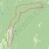 Le Bec de l'Orient depuis le Col de Montaud GPS track, route, trail