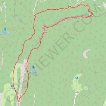 Le Bec de l'Orient depuis le Col de Montaud GPS track, route, trail