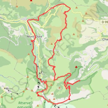 Chaudefour Sancy Morand St-Robert GPS track, route, trail
