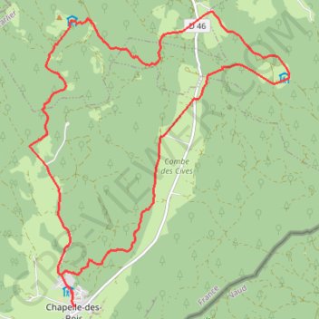 Belvédère du Pré d'haut et Pré poncet GPS track, route, trail