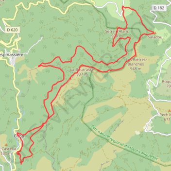 Autour de l'Argent Double - Citou GPS track, route, trail