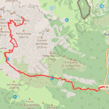 Peña Telera GPS track, route, trail