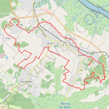 VTT 3 GPS track, route, trail