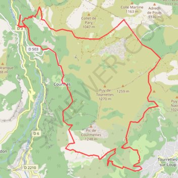 Bramafan - Saint-Barnabé GPS track, route, trail