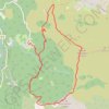 Puy de Tourrettes et Pic de Courmettes depuis Courmes GPS track, route, trail