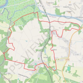 Circuit Marais et Châteaux - Séverac GPS track, route, trail