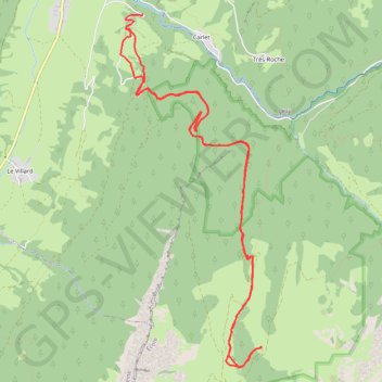 Chalet du Lauzarin GPS track, route, trail