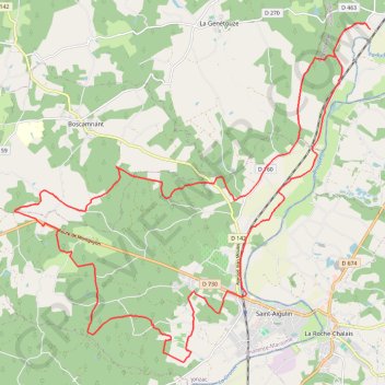 Parcoul 34 kms GPS track, route, trail