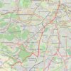 Chemin de Compostelle - Paris à Vauhallan par les GR GPS track, route, trail