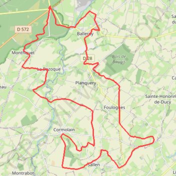 Rando Bayeux GPS track, route, trail