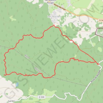 La Cheire du Puy de Côme GPS track, route, trail
