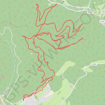 Niederbronn GPS track, route, trail