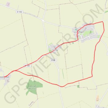 Circuit des Calvaires - Autour du Pré Lacroix - Potte GPS track, route, trail