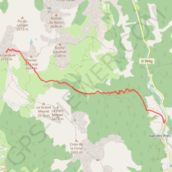 La Gardiole GPS track, route, trail