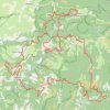 Saint-Jean-du-Bruel Course à pied tout terrain GPS track, route, trail