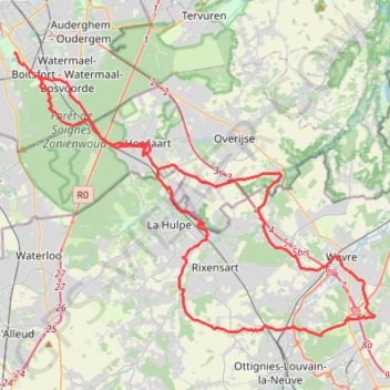 Bercuit B tourer GPS track, route, trail