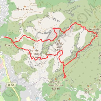 Le Pic de Taoumé GPS track, route, trail