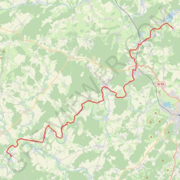 Bourges (18) - Breurey-lès-Faverney (70) - De Seveux à Breurey-lès-Faverney GPS track, route, trail