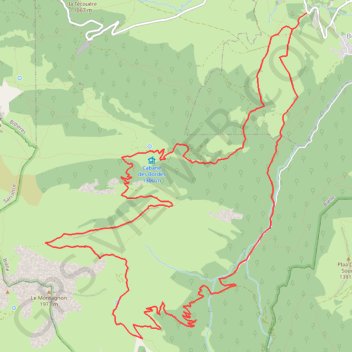 Fichier GPX Montagnon de Bielle 2 GPS track, route, trail